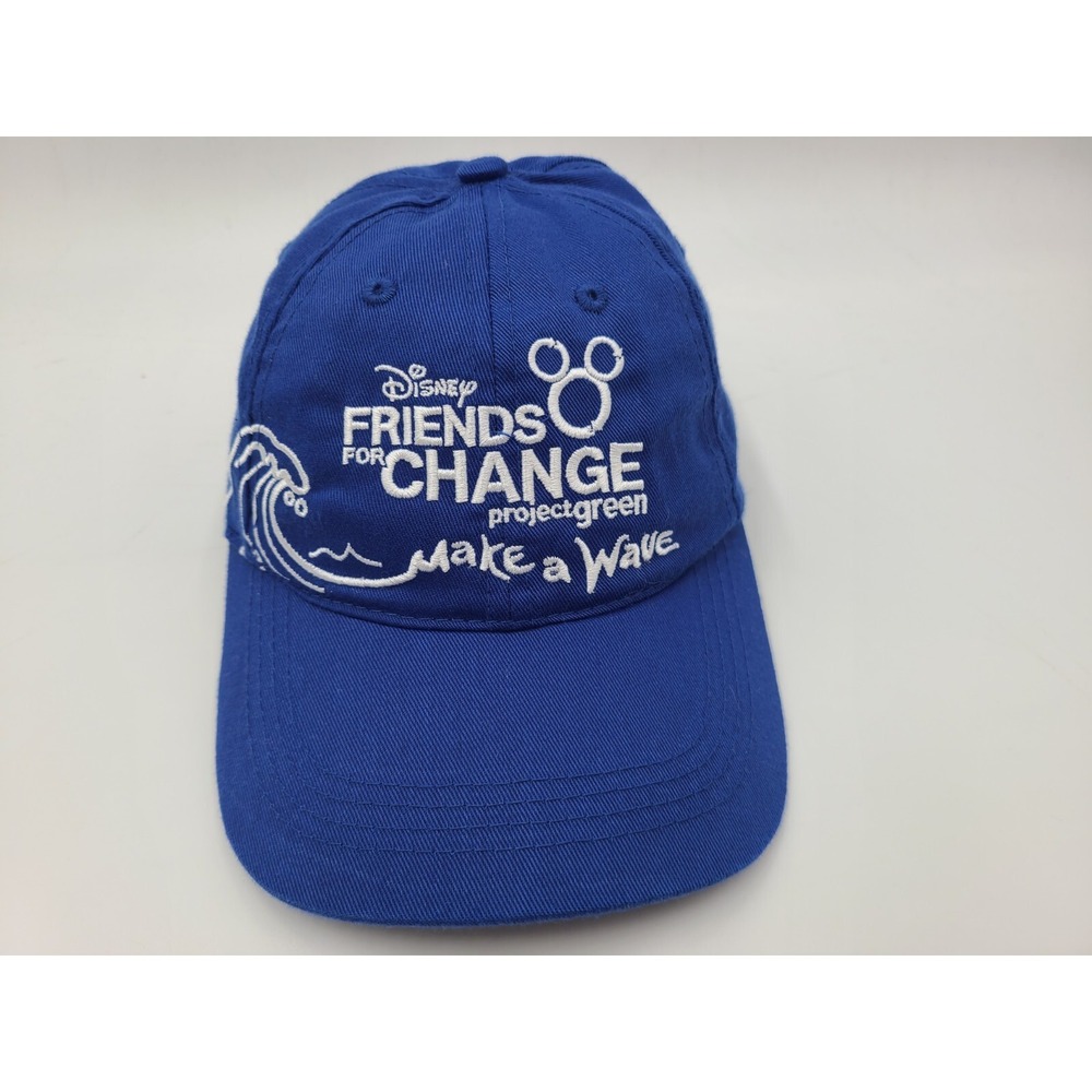 Youth Disney Friends For Change‎ Project Green Make A Wave Oceans Hat Cap Blue